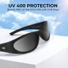image:imageKastKing Raccoon Polarized Sport Sunglasses for Men and Women Wide Temple Wrap Ideal for Driving Fishing Cycling Running