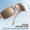 image:imageKastKing Skidaway Polarized Sport Sunglasses for Men and WomenIdeal for Driving Fishing Cycling and RunningUV ProtectionFrame Gloss Gray Crystal  Lens Brown