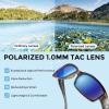 image:imageKastKing Skidaway Polarized Sport Sunglasses for Men and WomenIdeal for Driving Fishing Cycling and RunningUV ProtectionFrame Gloss Tal Brown  Lens Smoke  Blue Ocean Mirror