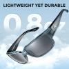 image:imageKastKing Skidaway Polarized Sport Sunglasses for Men and WomenIdeal for Driving Fishing Cycling and RunningUV ProtectionFrame Gloss Tal Gray  Lens Smoke  Flash Mirror