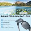 image:imageKastKing Skidaway Polarized Sport Sunglasses for Men and WomenIdeal for Driving Fishing Cycling and RunningUV ProtectionFrame Gloss Tal Gray  Lens Smoke  Flash Mirror