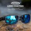 image:imageKastKing Skidaway Polarized Sport Sunglasses for Men and WomenIdeal for Driving Fishing Cycling and RunningUV ProtectionFrame Gloss Tal Light Gray  Lens Smoke  Blue Ocean Mirror