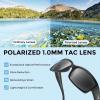 image:imageKastKing Skidaway Polarized Sport Sunglasses for Men and WomenIdeal for Driving Fishing Cycling and RunningUV ProtectionFrame Matte Black  Lens Smoke