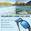 image:imageKastKing Skidaway Polarized Sport Sunglasses for Men and WomenIdeal for Driving Fishing Cycling and RunningUV ProtectionFrame Matte Blackout  Lens Smoke  Ice Mirror