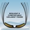 image:imageKastKing Skidaway Polarized Sport Sunglasses for Men and WomenIdeal for Driving Fishing Cycling and RunningUV ProtectionFrame Matte Blackout  Lens Smoke  Ice Mirror
