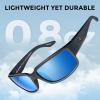 image:imageKastKing Skidaway Polarized Sport Sunglasses for Men and WomenIdeal for Driving Fishing Cycling and RunningUV ProtectionFrame Matte Blackout  Lens Smoke  Ice Mirror