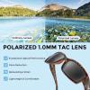 image:imageKastKing Skidaway Polarized Sport Sunglasses for Men and WomenIdeal for Driving Fishing Cycling and RunningUV ProtectionFrame Matte Demi  Lens Smoke