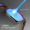 image:imageKastKing Toccoa Polarized Sport Sunglasses for Men and WomenIdeal for Driving Fishing Cycling and RunningUV ProtectionG Frame Gloss Tal Brown  Lens Smoke Base Blue