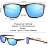 image:imageKastKing Toccoa Polarized Sport Sunglasses for Men and WomenIdeal for Driving Fishing Cycling and RunningUV ProtectionG Frame Gloss Tal Brown  Lens Smoke Base Blue