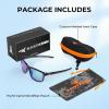 image:imageKastKing Toccoa Polarized Sport Sunglasses for Men and WomenIdeal for Driving Fishing Cycling and RunningUV ProtectionL Frame Gloss Black  Lens Brown Base  Chartreuse Mirror