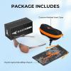 image:imageKastKing Toccoa Polarized Sport Sunglasses for Men and WomenIdeal for Driving Fishing Cycling and RunningUV ProtectionM Frame Gray Lens Brown