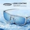 image:imageKastKing Toccoa Polarized Sport Sunglasses for Men and WomenIdeal for Driving Fishing Cycling and RunningUV ProtectionN Frame Gloss Tal Light Blue Lens Smoke  Ice Blue Mirror