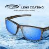 image:imageKastKing Toccoa Polarized Sport Sunglasses for Men and WomenIdeal for Driving Fishing Cycling and RunningUV ProtectionO Frame Gloss Tal Gray Lens Smoke  Blue Ocean Mirror
