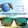 image:imageKastKing Toccoa Polarized Sport Sunglasses for Men and WomenIdeal for Driving Fishing Cycling and RunningUV ProtectionO Frame Gloss Tal Gray Lens Smoke  Blue Ocean Mirror