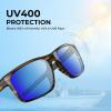 image:imageKastKing Toccoa Polarized Sport Sunglasses for Men and WomenIdeal for Driving Fishing Cycling and RunningUV ProtectionO Frame Gloss Tal Gray Lens Smoke  Blue Ocean Mirror