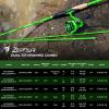 image:imageKastKing Zephyr Dualtip Fishing Rod amp Reel Combo Dual Tips Section for Different Powers IM6 Graphite 2Pc Blanks KastFlex Technology Rubber Cork Handle Integrate Hook Keeper 11 ModelsSpin 60 L Ml Dualtip Rod 2000 Reel