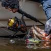 image:imageKastKing Zephyr Spinning Reels  7161 BB  Carbon Fiber Drag  Stainless Steel Shaft  Aluminum amp CNC Spool  BlackGreenOrange  Sizes 5001000 SFS  ICE Fishing Ready ReelsFinesseOrange