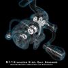 image:imageKastKing Zephyr Spinning Reels  7161 BB  Carbon Fiber Drag  Stainless Steel Shaft  Aluminum amp CNC Spool  BlackGreenOrange  Sizes 5001000 SFS  ICE Fishing Ready ReelsStandardBlack