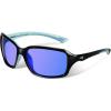 H: Gloss Black Frame  Blue Mirror
