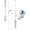 image:imageKastKing Centron Lite Travel Fishing Rod and Reel Combo Packable TwinTips Spinning amp Baitcaster Combos Lightweight IM6 Graphite Portable MultiPiece Kit for Bass Trout Freshwater TravelSpin60 L500 Reel 4pcsextra Tip