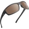 F: Frame: Dark Gray Metallic/Lens: Brown - Silver Mirror