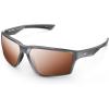 image:imageKastKing Osage Polarized Sport Sunglasses for Men and Women Ideal for Driving Fishing Cycling Running UV ProtectionFrame Gloss Metallic Gun Lens Silver Mirror