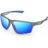 Frame: Matte Smoke Crystal /Lens: Blue Ocean Mirror