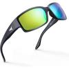 Frame: Gloss Black / Lens: Brown - Chartreuse Mirror