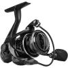 image:imageKastKing Zephyr Spinning Reels  7161 BB  Carbon Fiber Drag  Stainless Steel Shaft  Aluminum amp CNC Spool  BlackGreenOrange  Sizes 5001000 SFS  ICE Fishing Ready ReelsStandardBlack