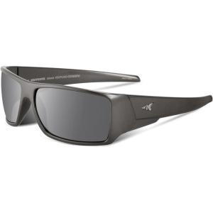 image:imageKastKing Iditarod Polarized Sport SunglassesPuriVex Protective Lens Coating Fishing Sunglasses For Driving Cycling RunningC Gloss Dark Gray Metallic Frame  Flash Mirror
