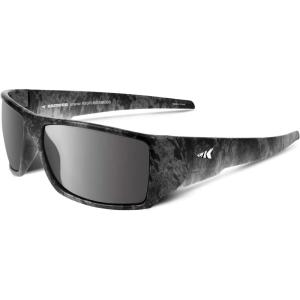 image:imageKastKing Iditarod Polarized Sport SunglassesPuriVex Protective Lens Coating Fishing Sunglasses For Driving Cycling RunningE Matte Boulder Camo Obsidian Frame  Smoke Lens