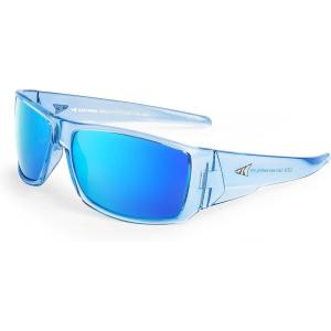 image:imageKastKing Iditarod Polarized Sport SunglassesPuriVex Protective Lens Coating Fishing Sunglasses For Driving Cycling RunningI Gloss Tal Light Blue Frame  Ice Blue Revo Lens