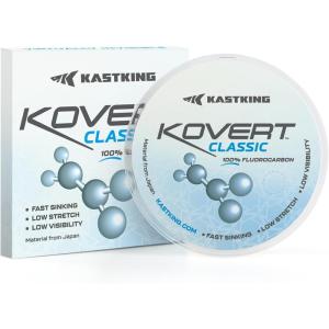 image:imageKastKing Kovert 100 Fluorocarbon Fishing Line  Clear Fishing Leader High Sensitivity Strong Knot Strength Shock amp Abrasion Resistant Extreme Clarity UltraLow Visibility Fast SinkingKovert Classic Hard  Abrasion