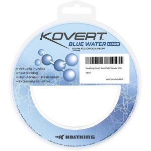 image:imageKastKing Kovert 100 Fluorocarbon Fishing Line  Clear Fishing Leader High Sensitivity Strong Knot Strength Shock amp Abrasion Resistant Extreme Clarity UltraLow Visibility Fast SinkingKovert Blue Water Big Game