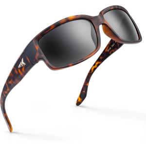 image:imageKastKing Skidaway Polarized Sport Sunglasses for Men and WomenIdeal for Driving Fishing Cycling and RunningUV ProtectionFrame Matte Demi  Lens Smoke