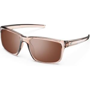 image:imageKastKing Toccoa Polarized Sport Sunglasses for Men and WomenIdeal for Driving Fishing Cycling and RunningUV ProtectionM Frame Gray Lens Brown