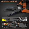 image:imageKastKing AeroVice 75 Fishing Pliers 420 Stainless Steel UniBody Construction Lightweight amp CorrosionResistant MultiFunction Jaws Braid Cutters Sheath Lanyard amp Carabiner75 Split Ring Nose