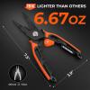 image:imageKastKing AeroVice 75 Fishing Pliers 420 Stainless Steel UniBody Construction Lightweight amp CorrosionResistant MultiFunction Jaws Braid Cutters Sheath Lanyard amp Carabiner75 Straight Nose