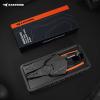 image:imageKastKing AeroVice 75 Fishing Pliers 420 Stainless Steel UniBody Construction Lightweight amp CorrosionResistant MultiFunction Jaws Braid Cutters Sheath Lanyard amp Carabiner75 Straight Nose