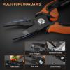 image:imageKastKing AeroVice 75 Fishing Pliers 420 Stainless Steel UniBody Construction Lightweight amp CorrosionResistant MultiFunction Jaws Braid Cutters Sheath Lanyard amp Carabiner75 Straight Nose