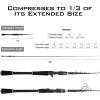 image:imageKastKing Blackhawk II Telescopic Fishing Rods Graphite Rod Blanks Durable Glass Tip Floating Guides 1pc Performance EVA Handle