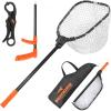 image:imageKastKing Brutus Fishing Net Foldable Extendable Fish Landing Net Lightweight amp Portable Fishing Net with Soft EVA Foam Handle Holds up to 44lbs20KG FishFriendly Mesh for a Safe Release45 Total Lengthnot extendable