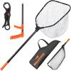 image:imageKastKing Brutus Fishing Net Foldable Extendable Fish Landing Net Lightweight amp Portable Fishing Net with Soft EVA Foam Handle Holds up to 44lbs20KG FishFriendly Mesh for a Safe Release75 Total Lengthextendable