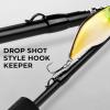 image:imageKastKing Crixus Fishing RodsIM6 Graphite Spinning Rod amp Casting Rod WZirconium Oxide Ring Stainless Steel Guides SuperPolymer Handle76Heavy  Fast2pcs