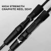 image:imageKastKing Crixus Fishing RodsIM6 Graphite Spinning Rod amp Casting Rod WZirconium Oxide Ring Stainless Steel Guides SuperPolymer Handle76Medium  Fast2pcs