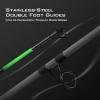 image:imageKastKing KONG Fishing Rod Powerful Lightweight SCurve Graphite Rod Blanks Nano Resin Technology StainlessSteel DoubleFoot Guides wTitanium Oxide Rings NonSlip Handles Chartreuse Strike Tips70mhfast2pcs