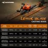 image:imageKastKing Lethal Blaze TwinTip Fishing Rods IM6 Graphite Blanks Casting amp Spinning Rods 2Piece Rod with Extra Tip PTS Power Transition System Ideal for Bass Freshwater amp Inshore Fishing74 H 2pcs  Extra Tip