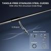 image:imageKastKing Megatron Titanium Telescopic Casting amp Spinning Fishing Rods IM7 Graphite Travel Rod with Titanium Solid Tip Power Transition System for Freshwater and Inshore Fishing80 Inshore H Fast