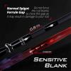image:imageKastKing Perigee II Spinning amp Casting Fishing Rods Fuji ORing Line Guides 24 Ton Carbon Fiber Casting and Spinning Rods  Two PiecesTwinTip Rods70 M Mh Fast 2 Pcs Extra Tip