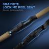 image:imageKastKing ReKon Saltwater Spinning Rod KastFlex IM6 Carbon Graphite Blank Zirconium Ceramic Guides Graphite Locking Reel Seat Oversized Drop Shot Hook Keeper 2Piece PTS Saltwater FishingSpin 80mh  Fast 2pcs